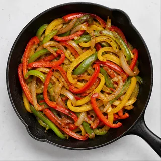 Chipotle fajita veggies peppers and onions calories